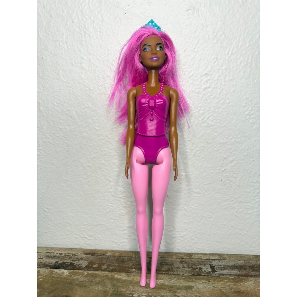 Mattel Barbie Dreamtopia Fairy Doll African American‎ Pink Hair 2019